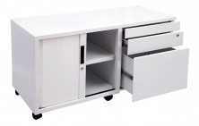 GCAD Rapidline Mobile Caddy. 1050 W X 460 D X 570 H. 2 Dr, 1 File Dr. Tambour Door. Lockable